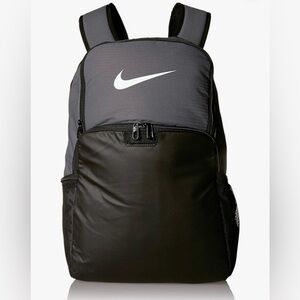 NIKE Brasilia XLarge Backpack 9.0, Flint Grey/Black/White